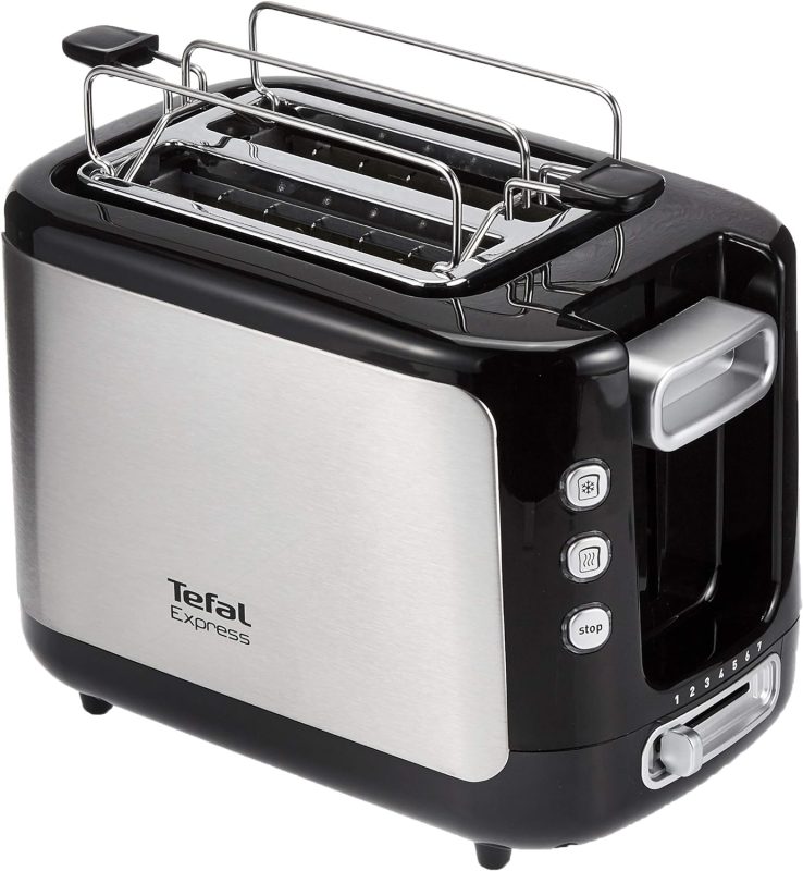 Tefal Tefal Express Bowning Toasting 2 Slots Bread Toaster – TT365027; 850 Watts Stainless steel Toasters