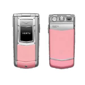 Vertu Constellation F Pink & Silver – Ladies' Luxury Exotic Skin Phone Vertu